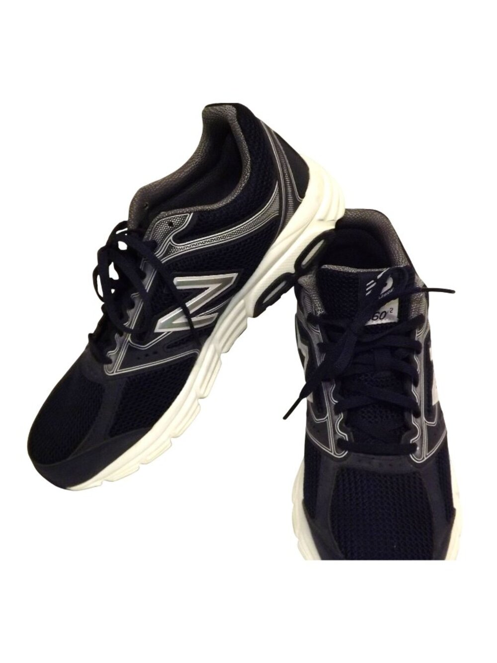 Size 10 New Balance Womens 460v2 Running Shoes Navy White Mesh Lightweight Comfy